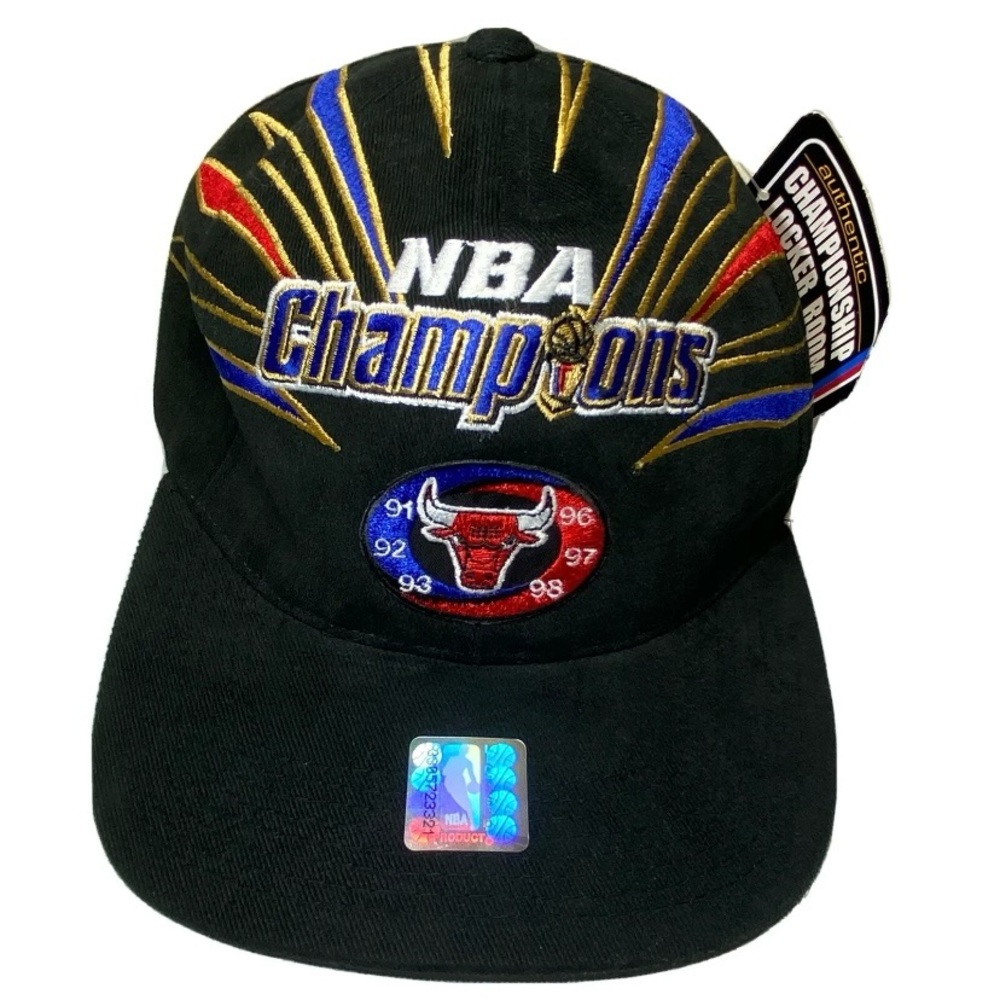 Vintage Chicago Bulls NBA 1998 Championship Starter Hat StrapBack Cap - NWT